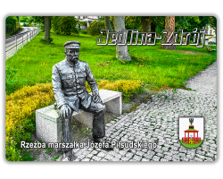 Magnes elastyczny JEDLINA-ZDRÓJ Rzeźba marszałka Józefa Piłsudskiego